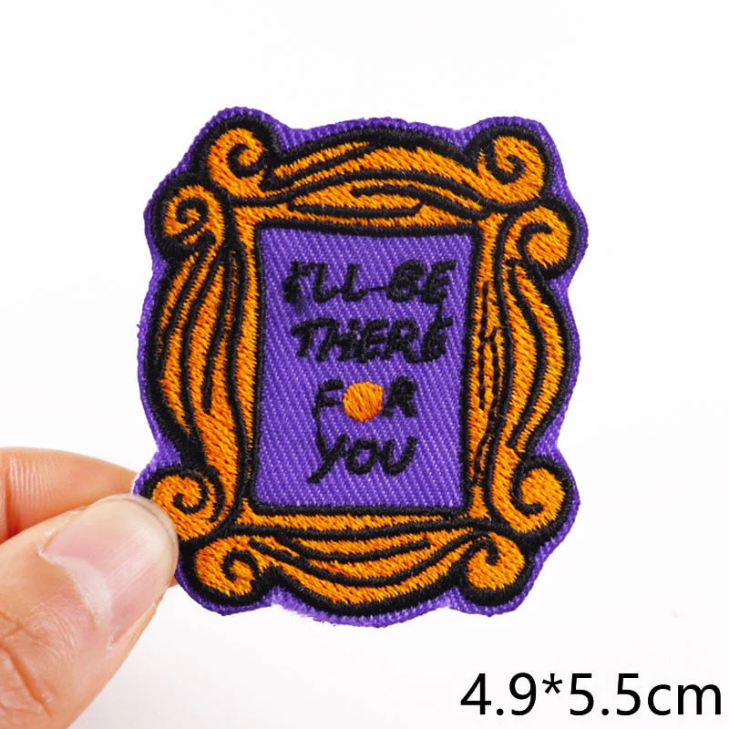 HULIANFU Van Gogh Embroidered Patches on Clothes DIY Cartoon Wave Applique Clothing Thermoadhesive Patches for Clothing DIY - Deanwangkt