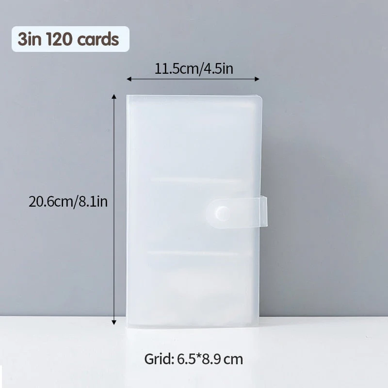 HULIANFU Photocard Holder Collection Album Idol Chasing Star Binder Photocards Collection Book Large-capacity Ticket Card Book Card Bag - Deanwangkt