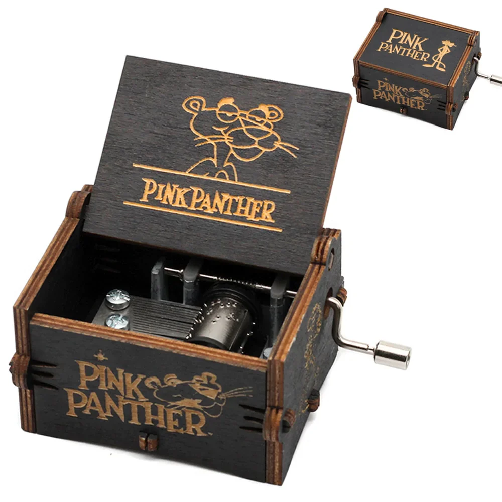 HULIANFU New Attack On Titan Queen Music Box Antique Carved Wooden Hand Cranks Power Game Crossing Rainbow Christmas Birthday Gifts - Deanwangkt