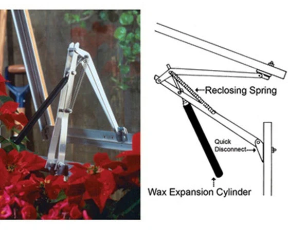 HULIANFU New products  garden tools Greenhouse Automatic double springs vent Window Opener - Deanwangkt
