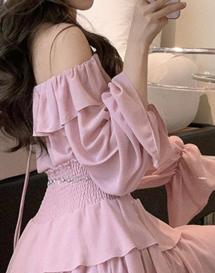 Hulianfu Two Piece Sets Womens Outifits 2026  New Fashion Casual Long Sleeve Chiffon Tops Chic Solid High Waisted Mini Skirt Sets - Deanwangkt