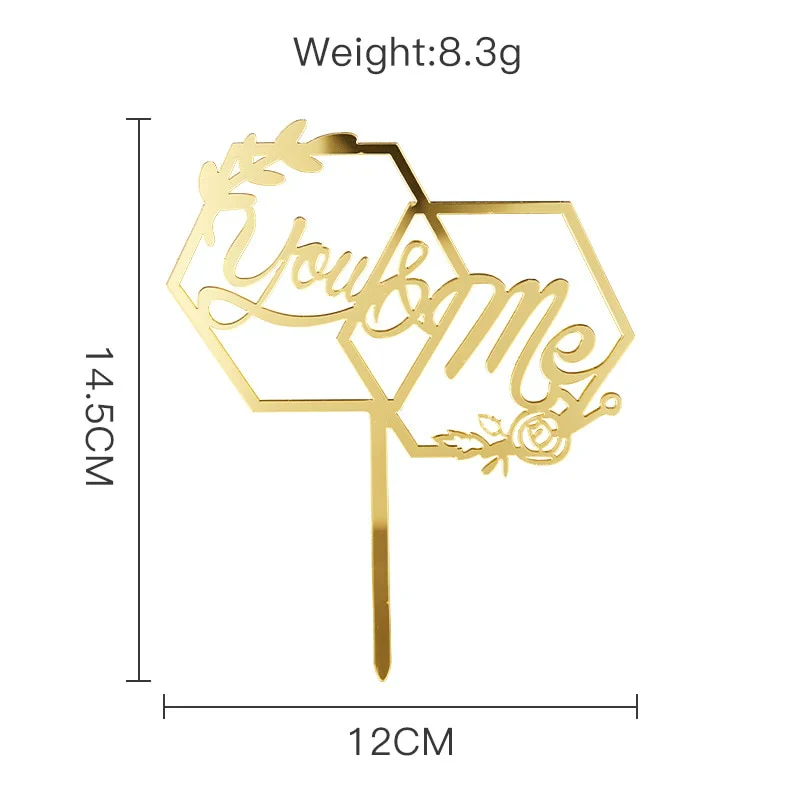 HULIANFU MR&MRS Acrylic Wedding & Engagement Cake Topper Lover Valentine  Day Baking Decoration You&me Anniversary Cake Party Favors - Deanwangkt