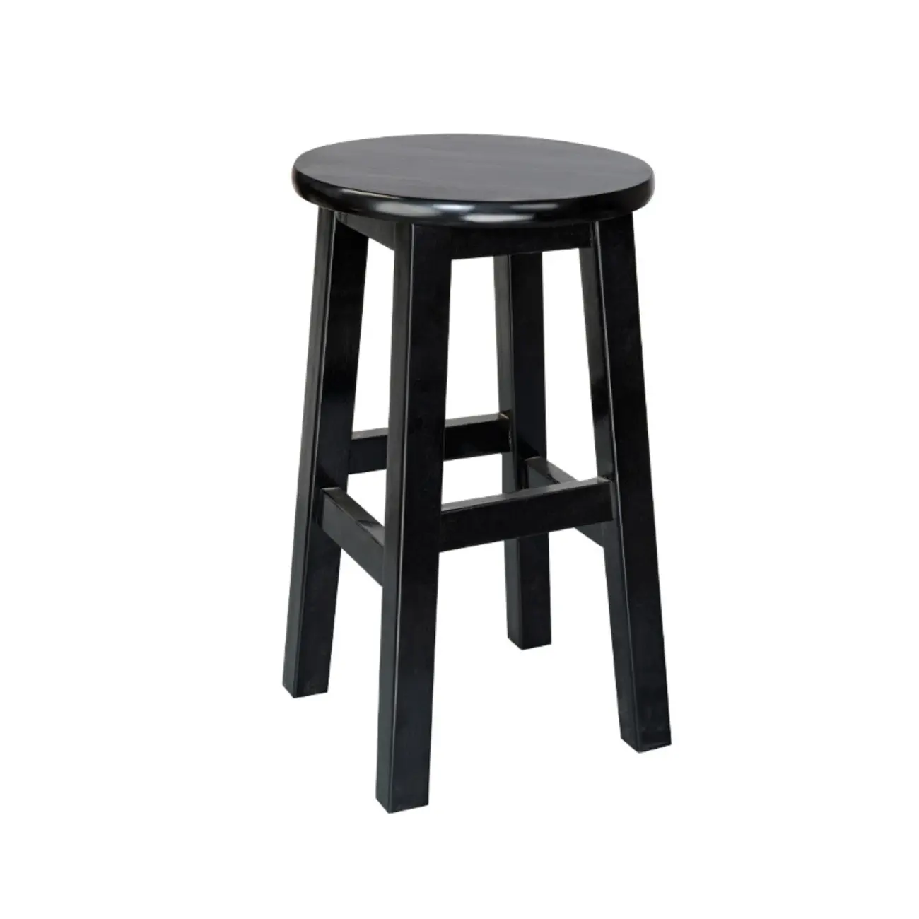 Counter Height Modern Wood Backless Bar Stools