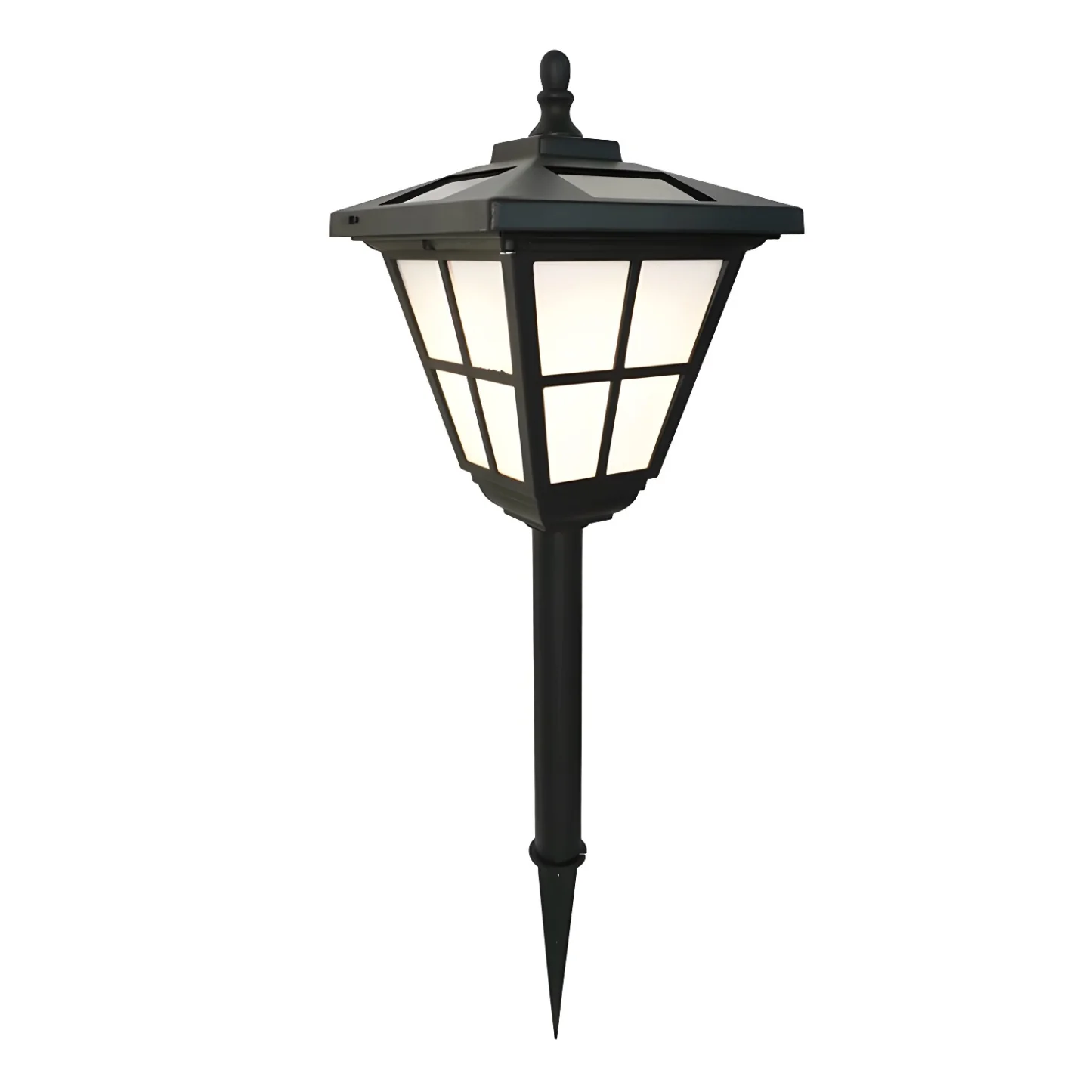 Classic Trapezoid Pane Solar Landscape Lighting