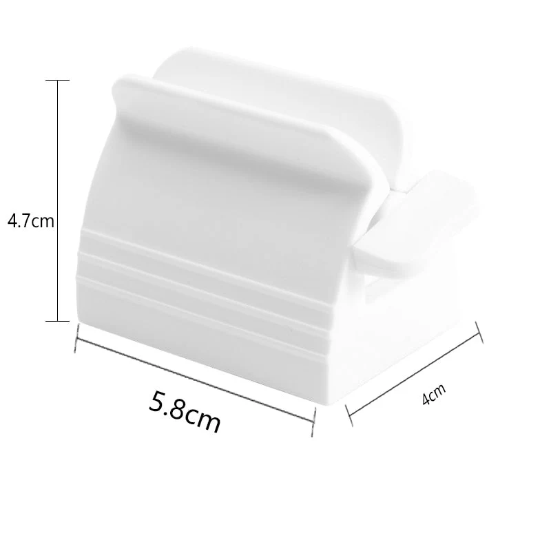 HULIANFU Rolling Toothpaste Device Tube Dispenser Holder Multifunctional Plastic Facial Cleanser Squeezer Press for Bathroom Accessories - Deanwangkt
