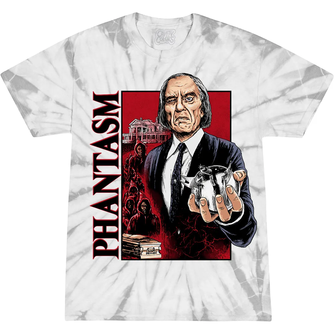 PHANTASM: THE TALL MAN - T-SHIRT (SILVER SPHERE TIE DYE)