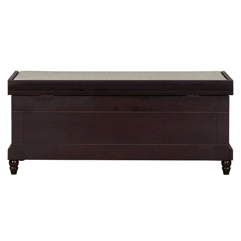 Classic Fluted Shoe Bench with Cushion & 3 Drawers