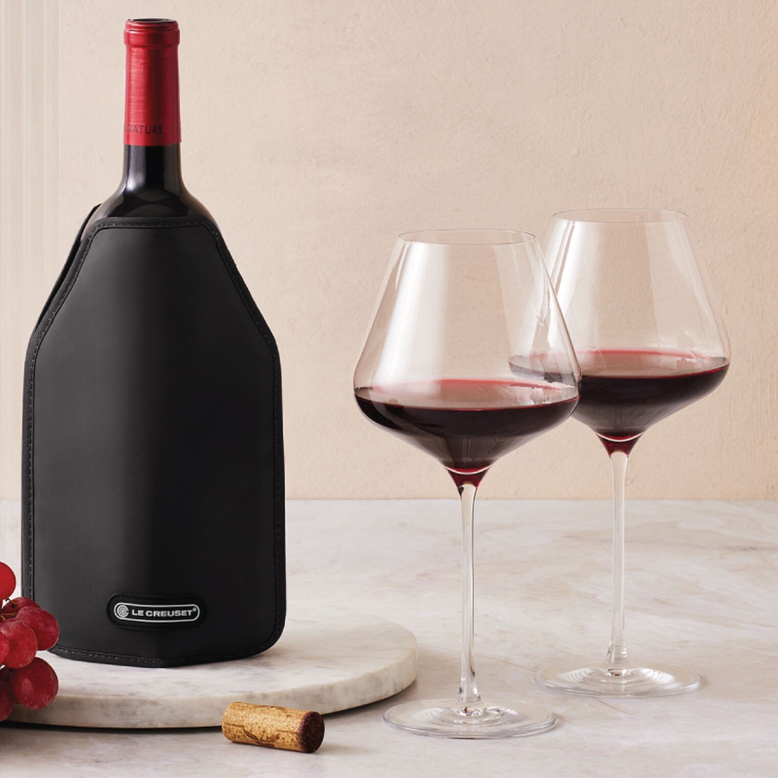 Burgundy Wine Glasses, Set of 4