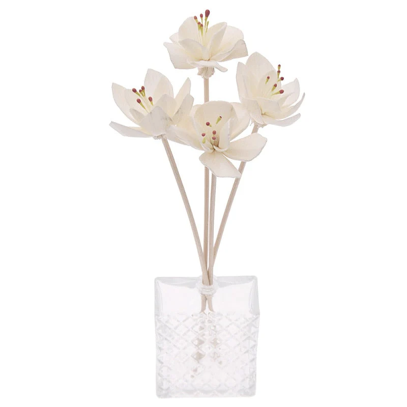 HULIANFU Primary Color Flower Shape No Fire Aromatherapy Rattan For Reed Diffuser Replacement Sticks Home Bathroom Decoration - Deanwangkt
