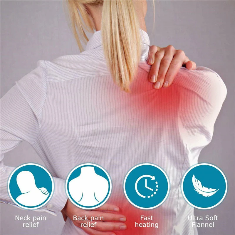 HULIANFU Winter Electric Heating Pad Moist Back Neck Shoulder Heating Pad Warmer Heat Therapy Pain Relief Temperature EU US Controller - Deanwangkt