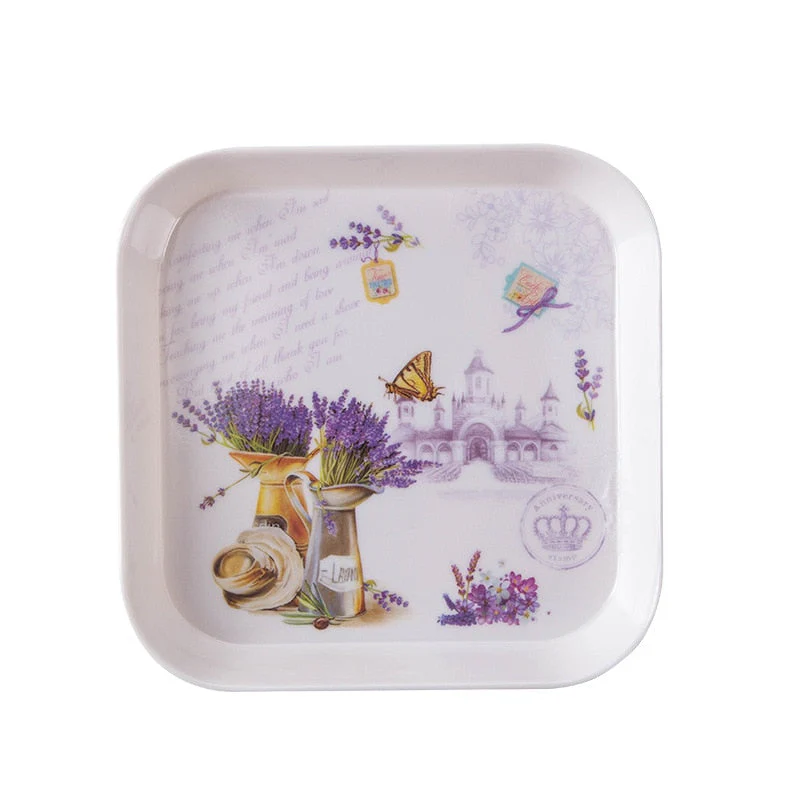 HULIANFU Snack Platter Snack Dish Small Bone Dish Spit Bone Dish Melamine Plate Small Plate Household Bone Bone Small Dish Cake Plate - Deanwangkt