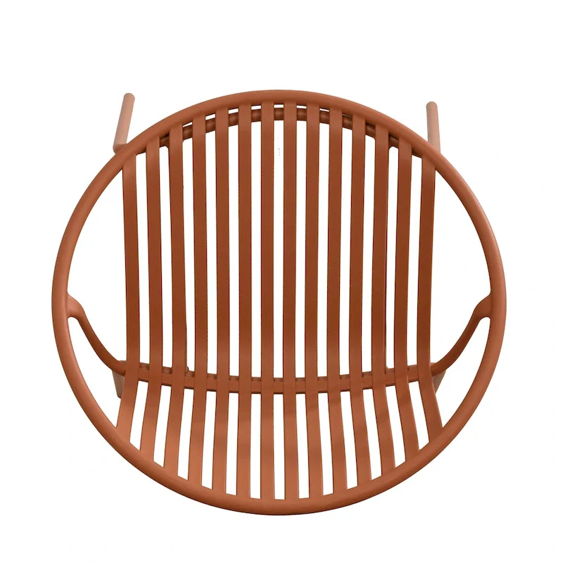 Patio Dining Chairs Stackable Chairs with Breathable Design