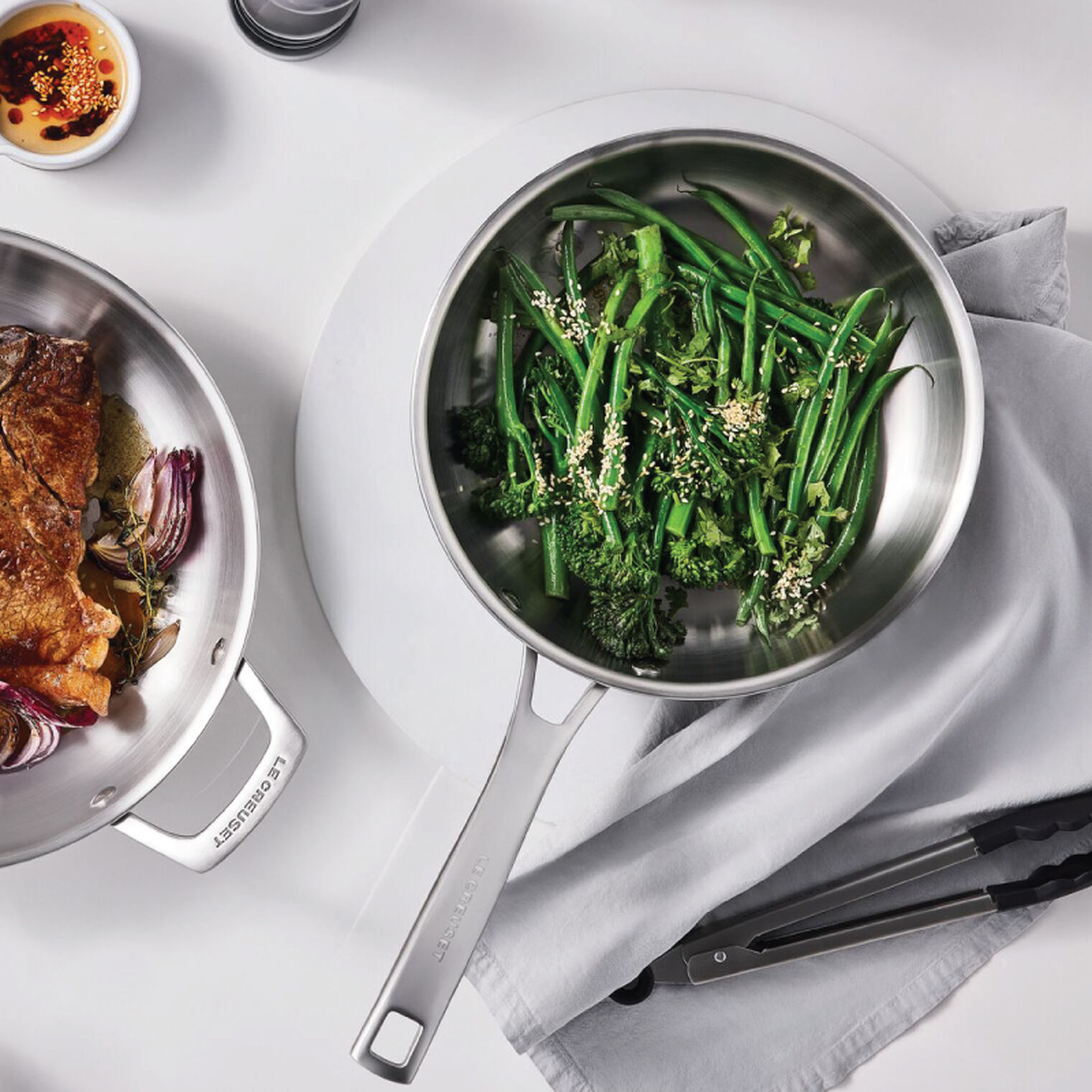 Essential Stainless Steel Frying Pan