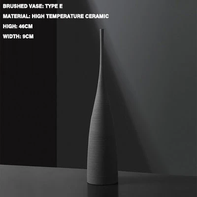 HULIANFU Simple Nordic Style Vases Handmade Art Zen Vases High-Quality Luxury Bedside Restaurant Decorations TV Cabinet - Deanwangkt