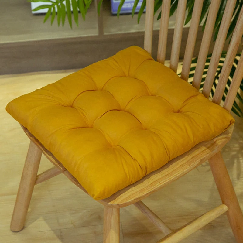 HULIANFU Winter Home Chair Cushion New Outdoor Thick Cushion Pad Office Dining Chair Mattress Pure Sofa Chair Back Pad Comfort Square - Deanwangkt