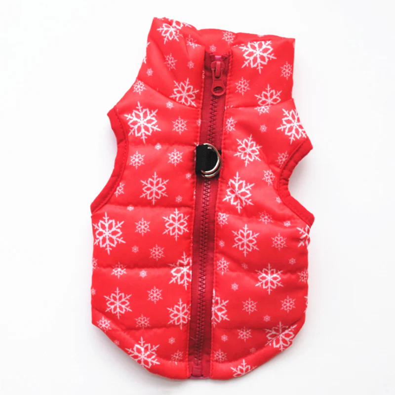 HULIANFU Warm Dog Clothes For Small Dog Windproof Winter Pet Dog Coat Jacket Padded Clothes Puppy Outfit Vest Yorkie Chihuahua Clothes - Deanwangkt