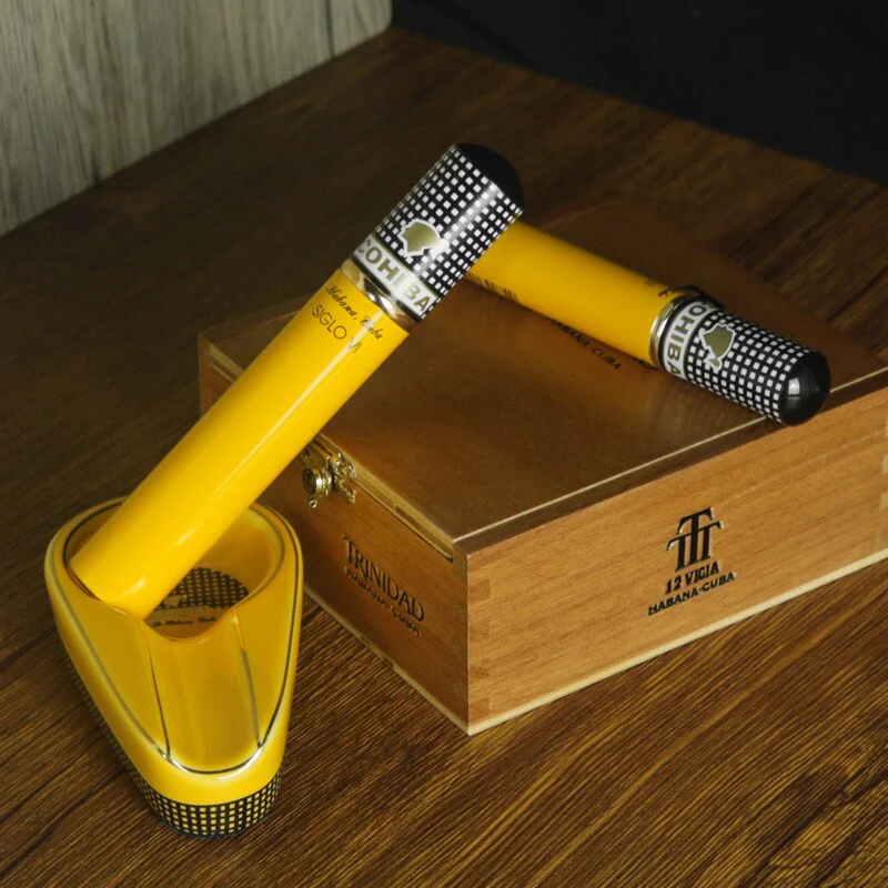 HULIANFU Portable Travel Moisturizing Cigars  Tube Humidor Aluminum Waterproof Cigar Tube Humidor Holder Cedar Wood Lined - Deanwangkt