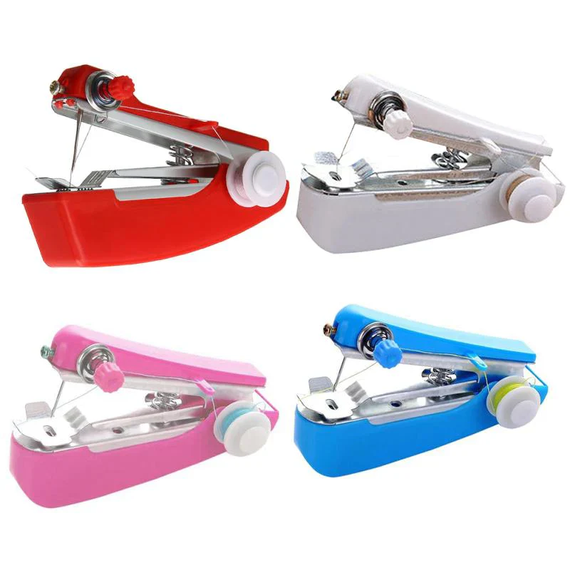 HULIANFU Mini Sewing Machines Needlework Cordless Hand-Held Clothes Useful Portable Sewing Machines Handwork Tools Sewing Accessories - Deanwangkt
