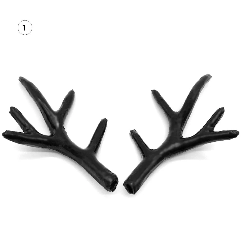 HULIANFU 2026  2018 Hot Simulation Black Antler Headdress DIY Accessories Material Headband Cute Christmas Decoration Photo Photography Props - Deanwangkt