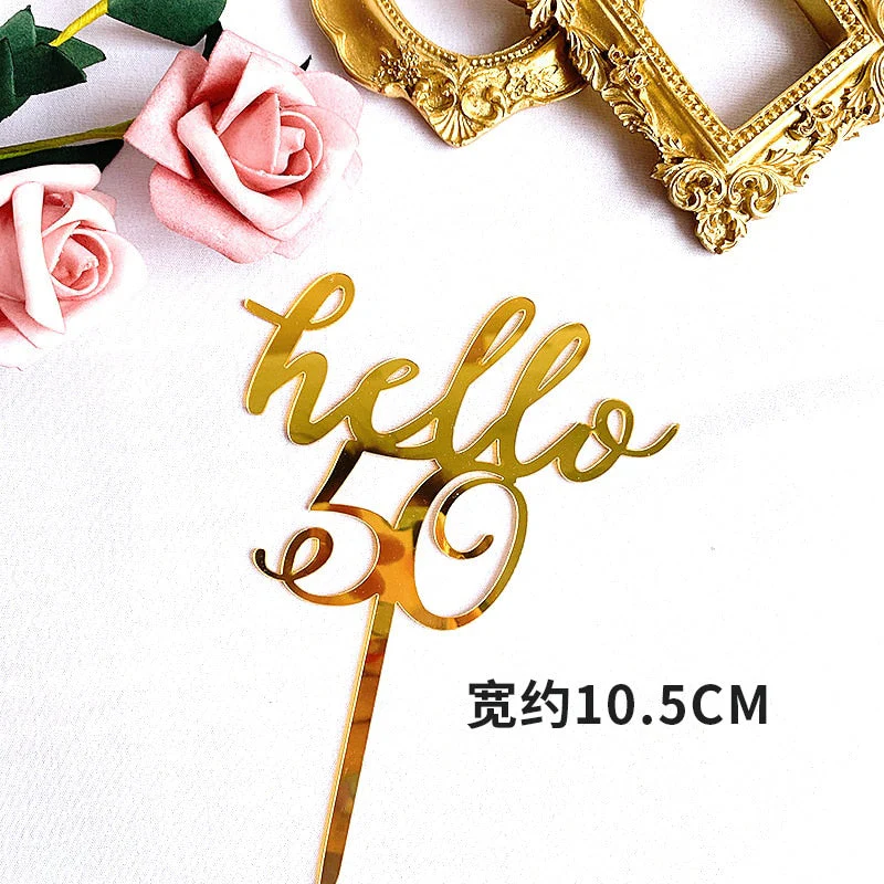HULIANFU Wedding Cake Topper Acrylic Bride to be Cake Decorations Mariage Anniversary Birthday Party Baking Dessert Cake Top Flag Cupcake - Deanwangkt