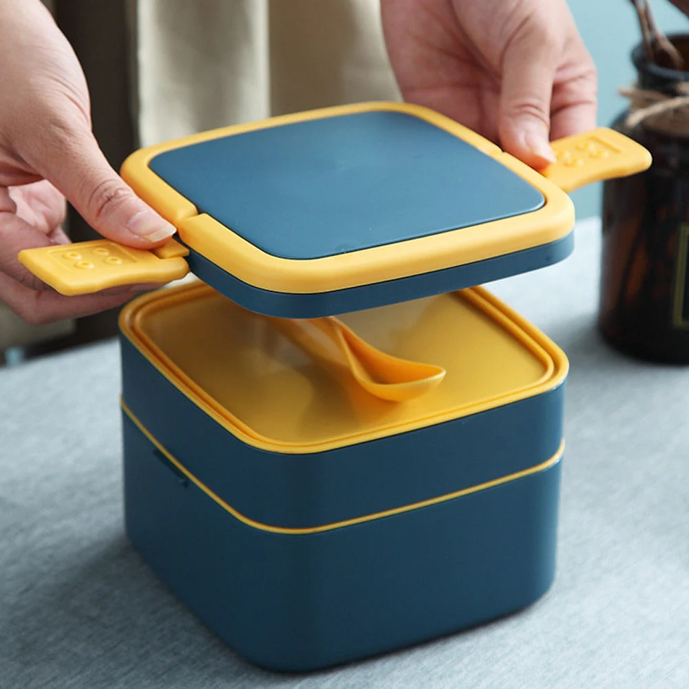 HULIANFU Thermal Lunch Box Portable Food Container With Spoon Microwave Vaccum Bowl Bento For Kids Picnic Insulated Lunch Box Three Layer - Deanwangkt