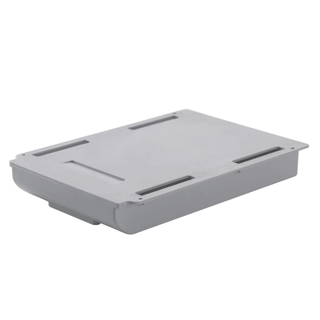 HULIANFU Self Stick Pencil Tray Desk Table Storage Drawer Organizer Box Under Desk Stand Self-adhesive under-drawer storage box - Deanwangkt