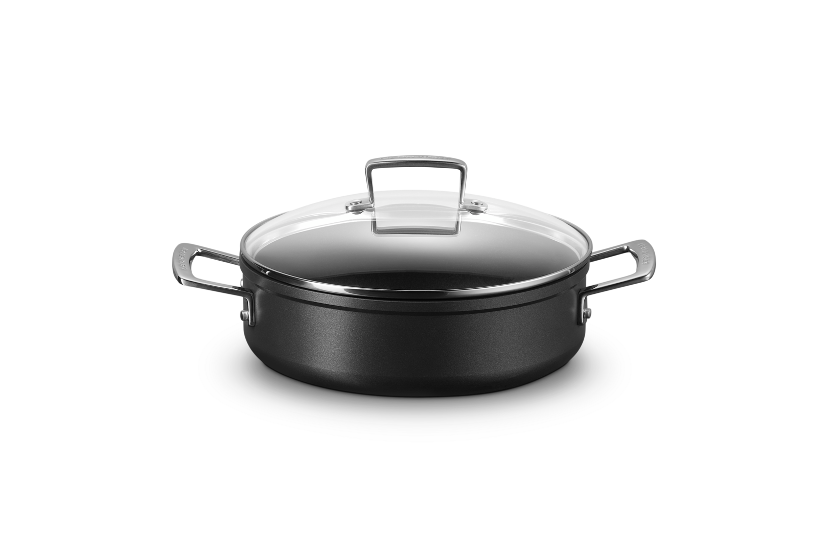 Toughened Non-Stick Sauteuse with Glass Lid