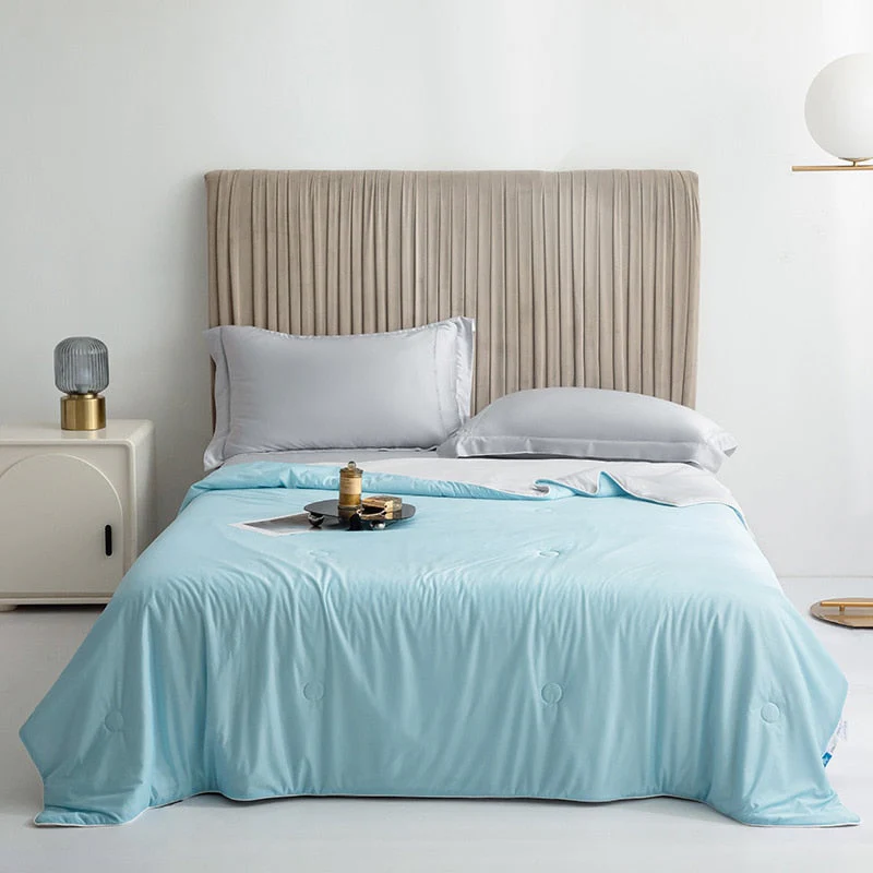 HULIANFU Peter Khanun Cooling Blankets Smooth Air Condition Comforter Lightweight Summer Quilt with Double Side Cold & Cooling Fabric - Deanwangkt