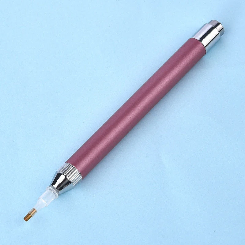 HULIANFU Point Drill Pen Square Round Diamond Painting Tool Lighting Diamond Pens 5D Painting with Diamonds Accessories Christmas Gift - Deanwangkt