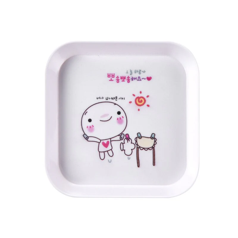 HULIANFU Snack Platter Snack Dish Small Bone Dish Spit Bone Dish Melamine Plate Small Plate Household Bone Bone Small Dish Cake Plate - Deanwangkt