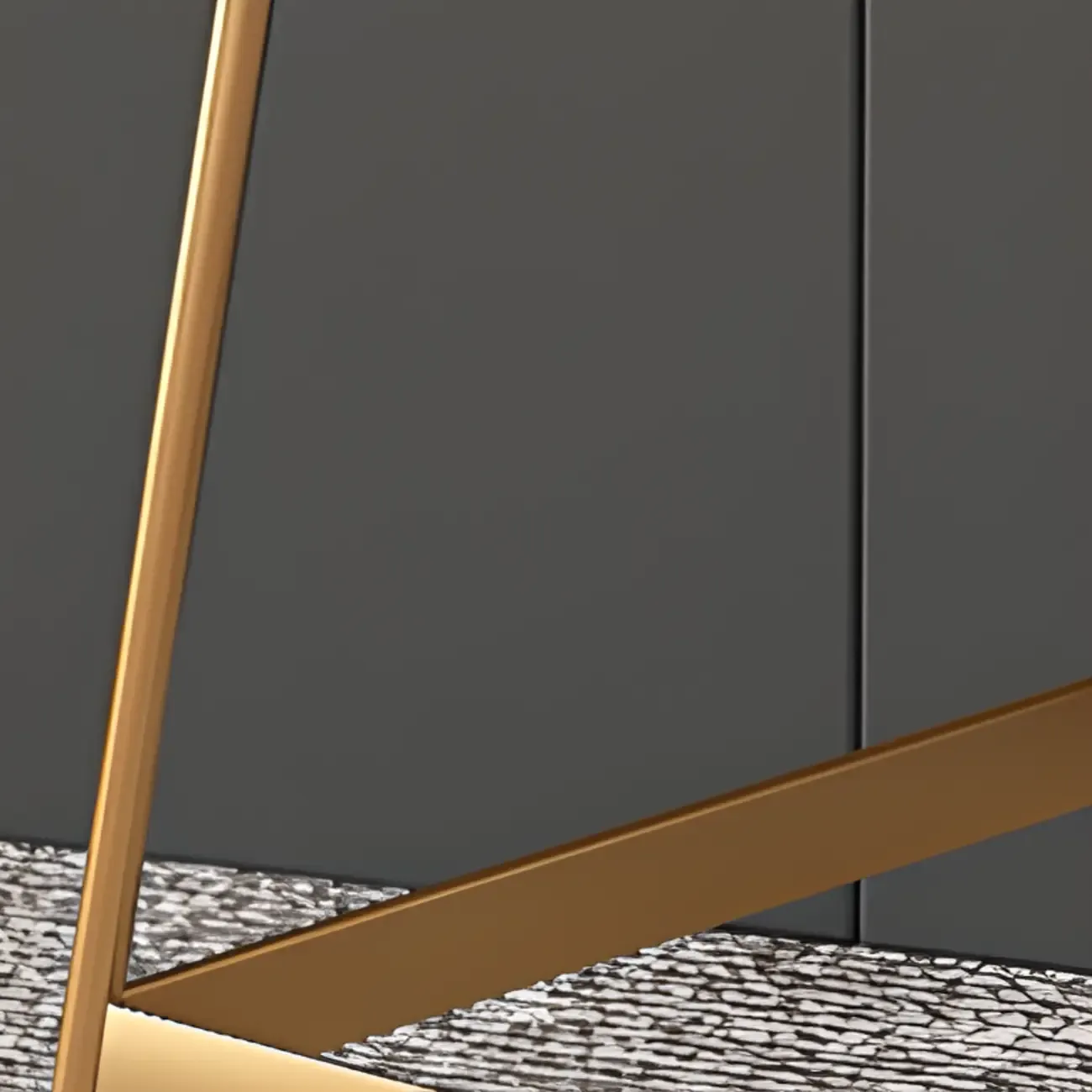 Glam Sled Upholstered Fabric Counter Height Bar Stools