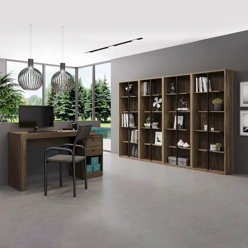 Modern Designs Expandable 47 to 61 Inches Long Home Office Desk