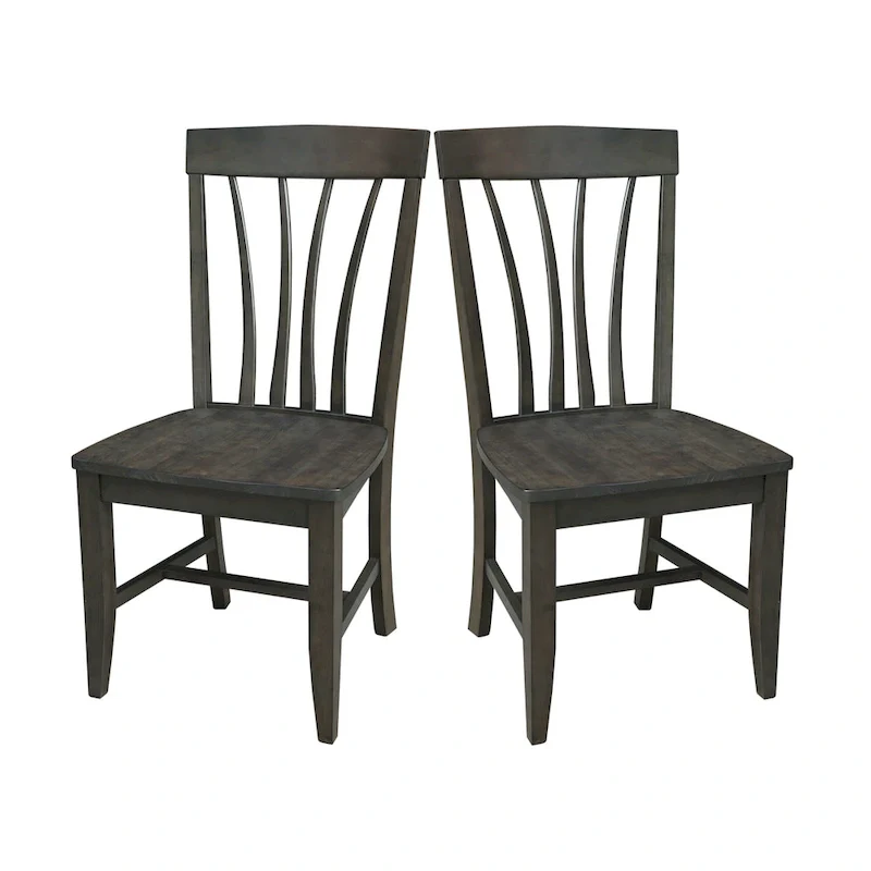 Soma Solid Wood Fanback Chairs Set of 2