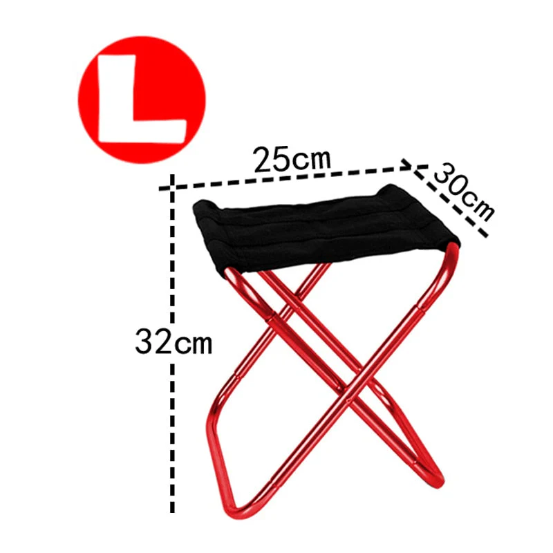 HULIANFU Ultralight Folding Chair Picnic Camping Chair Travel Foldable Aluminium Durable Portable Fishing Seat Outdoor Travel Furniture - Deanwangkt