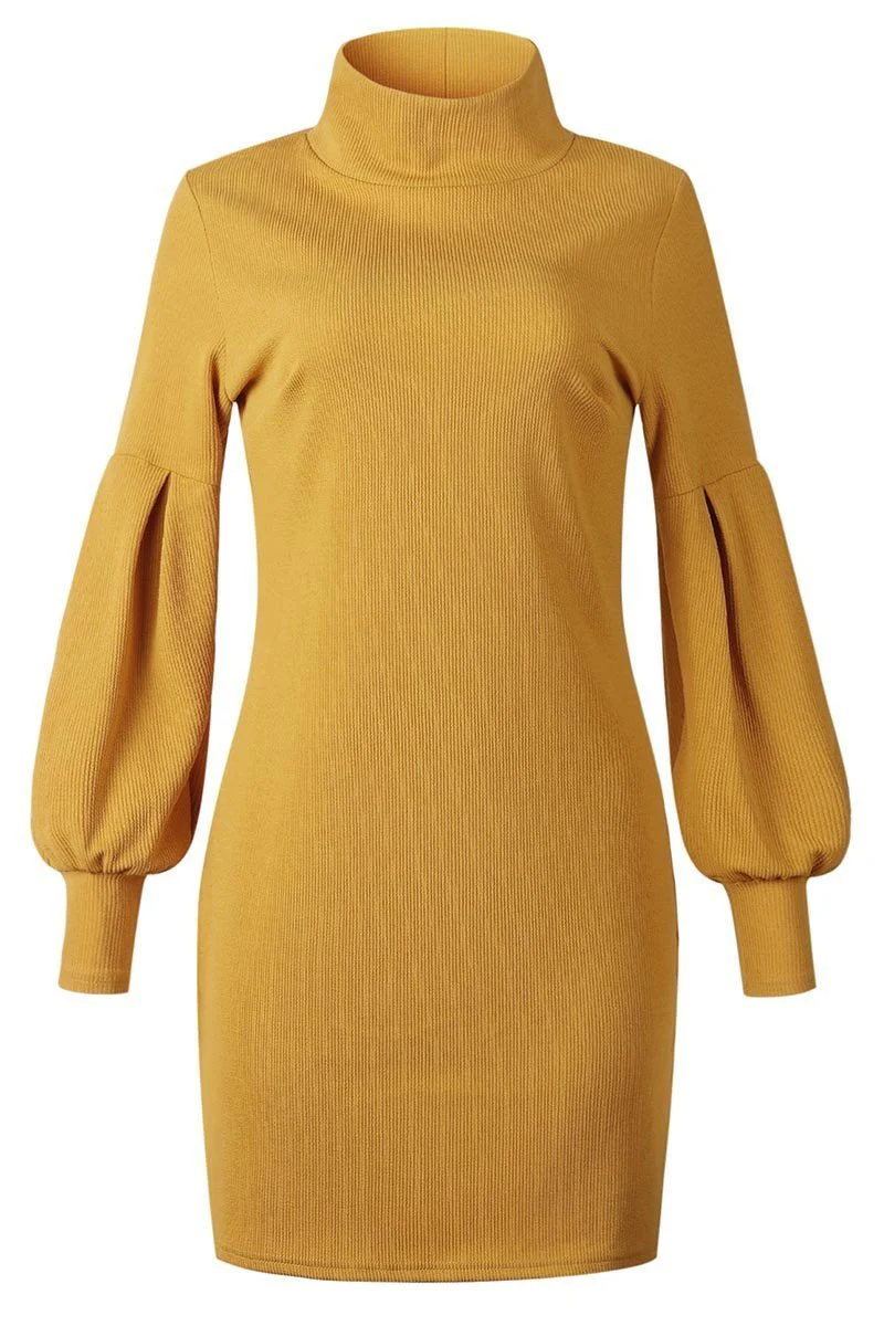 hulianfu hulianfu O Neck Autumn Sexy Dress(3 Colors) - Deanwangkt