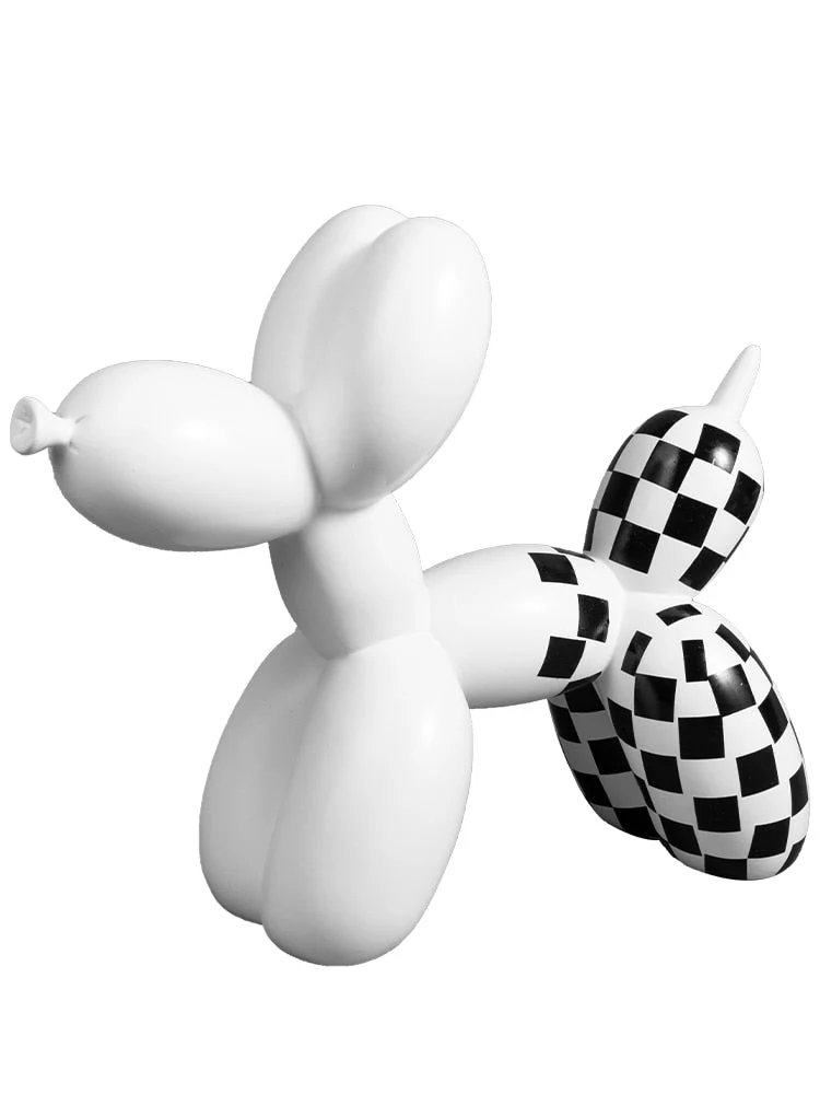 HULIANFU Light luxury balloon dog decoration creative animal home living room soft outfit girl cute decoration home decoration - Deanwangkt