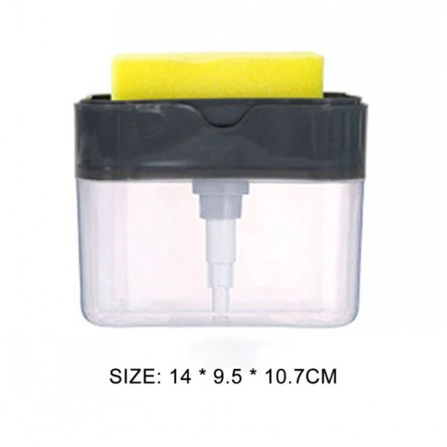 HULIANFU liquid soap dispensersScrubbing Liquid Detergent Dispenser Press-type Liquid Soap Box Pump Organizer Kitchen soap dispenser - Deanwangkt