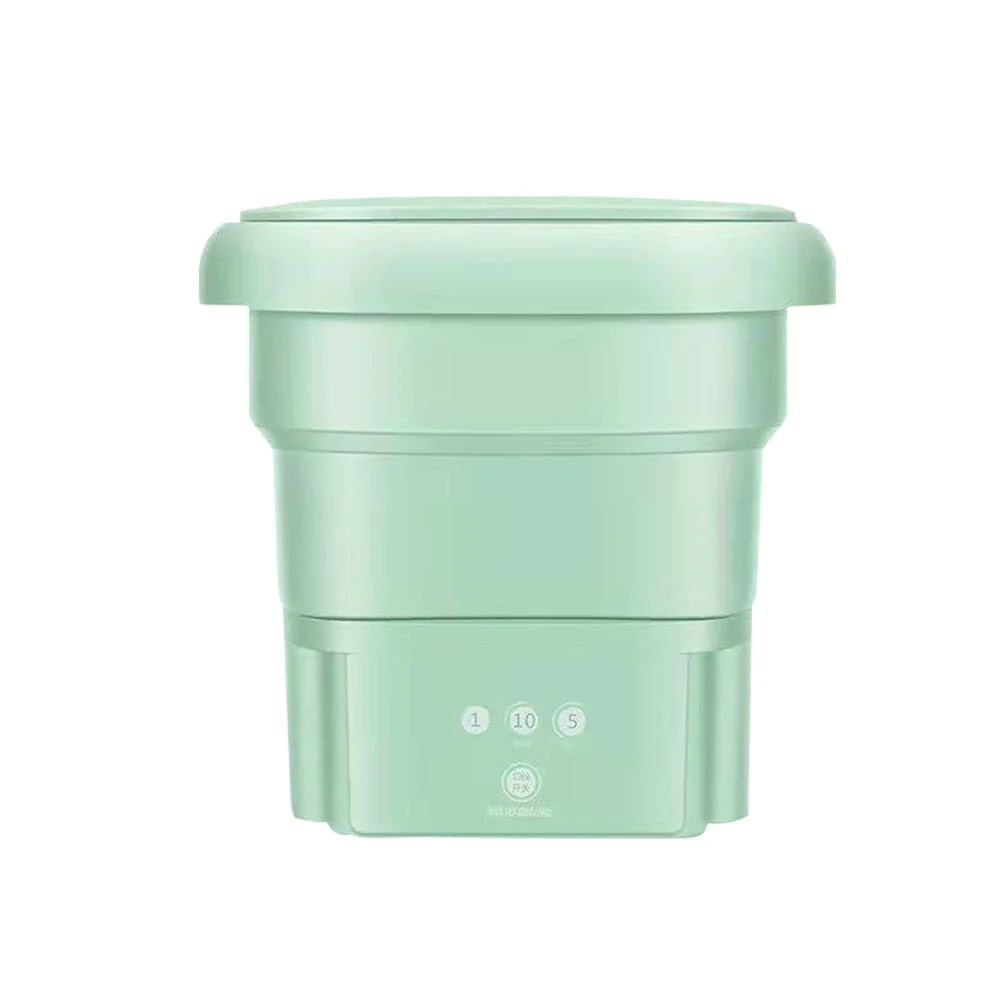HULIANFU Portable Mini Folding Washing Machine for Socks Underwear Clothes Washer with Dryer Bucket Cleaning Washer Washing Machine - Deanwangkt