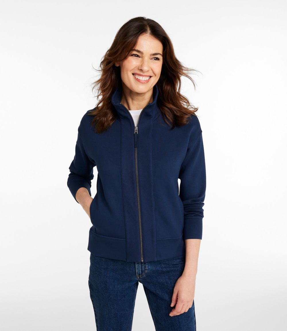 Women's CloudSoft Top, Full-Zip