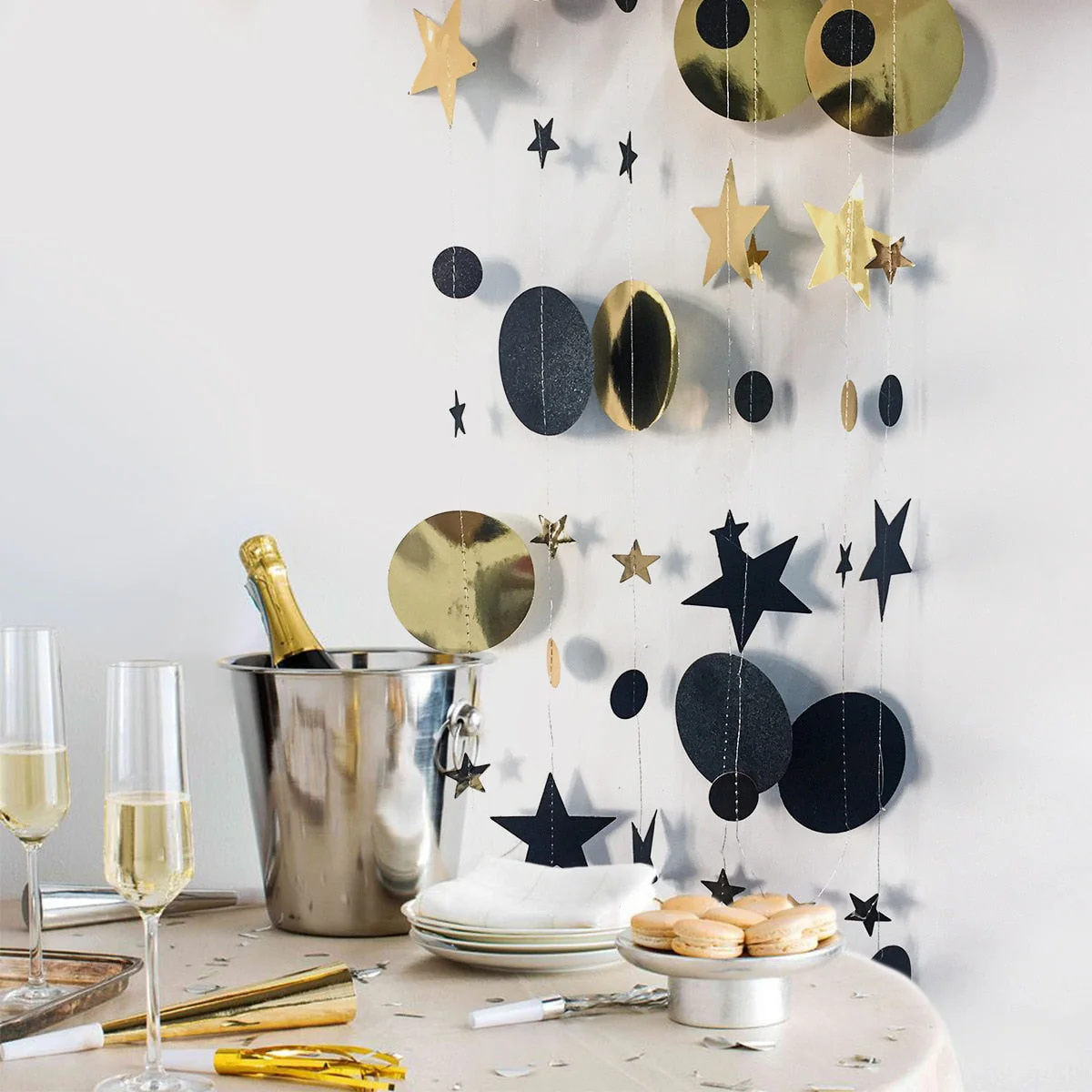 HULIANFU Merry Christmas Decorations for Home 4M Twinkle Star Paper Garland New Year  Noel ChristmasTree Ornaments Kerst  Navidad - Deanwangkt