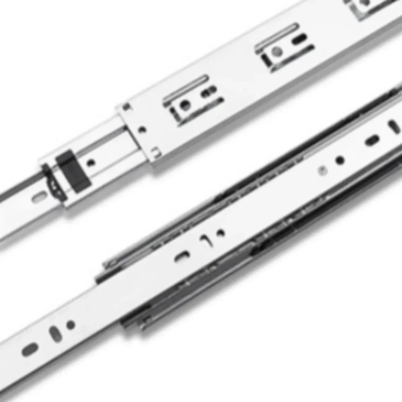 Rectangle Stone Top Wooden 3-Drawer Nightstand