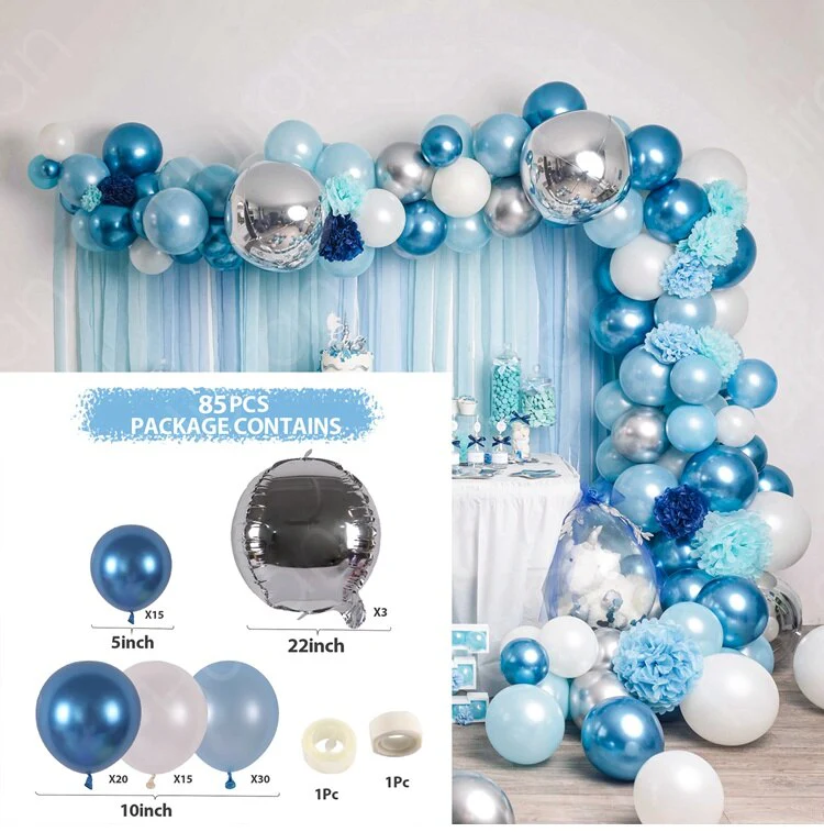 HULIANFU QIFU Macaron Balloons Garland Latex Ballons Arch Happy Birthday Party Decor Kids Adult Wedding Baloon Chain Baby Shower Balon - Deanwangkt