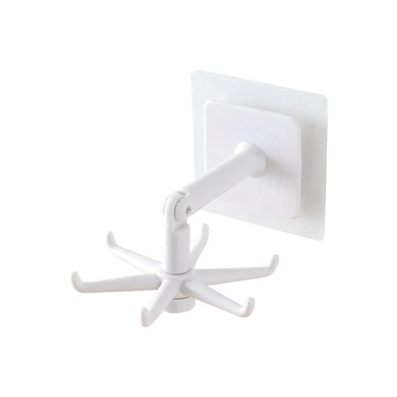 HULIANFU Kitchen Hook Multi-Purpose Hooks 360 Degrees Rotated Rotatable Rack For Organizer and Storage Spoon Hanger Accessories - Deanwangkt