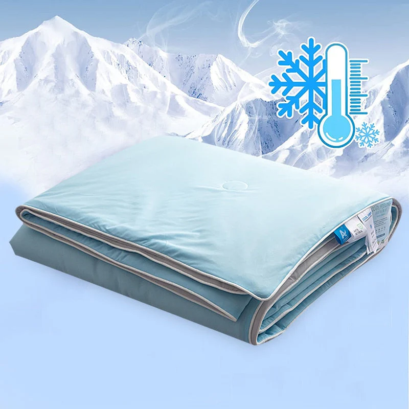 HULIANFU Peter Khanun Cooling Blankets Smooth Air Condition Comforter Lightweight Summer Quilt with Double Side Cold & Cooling Fabric - Deanwangkt