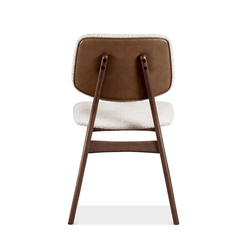 Furniture of America Beau II Mid-century Walnut 7-Piece Dining Table Set