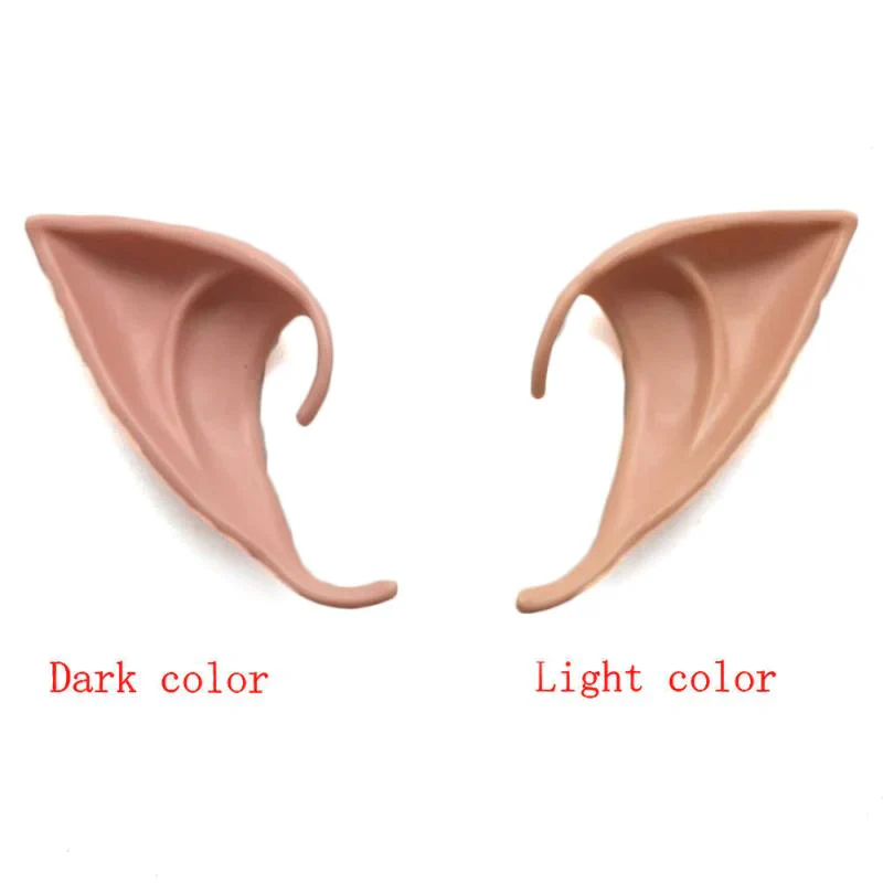 HULIANFU Party Decoration Latex Ears Fairy Cosplay Costume Accessories Angel Elven Elf Ears Photo Props Adult Kids Toys Halloween Supply - Deanwangkt