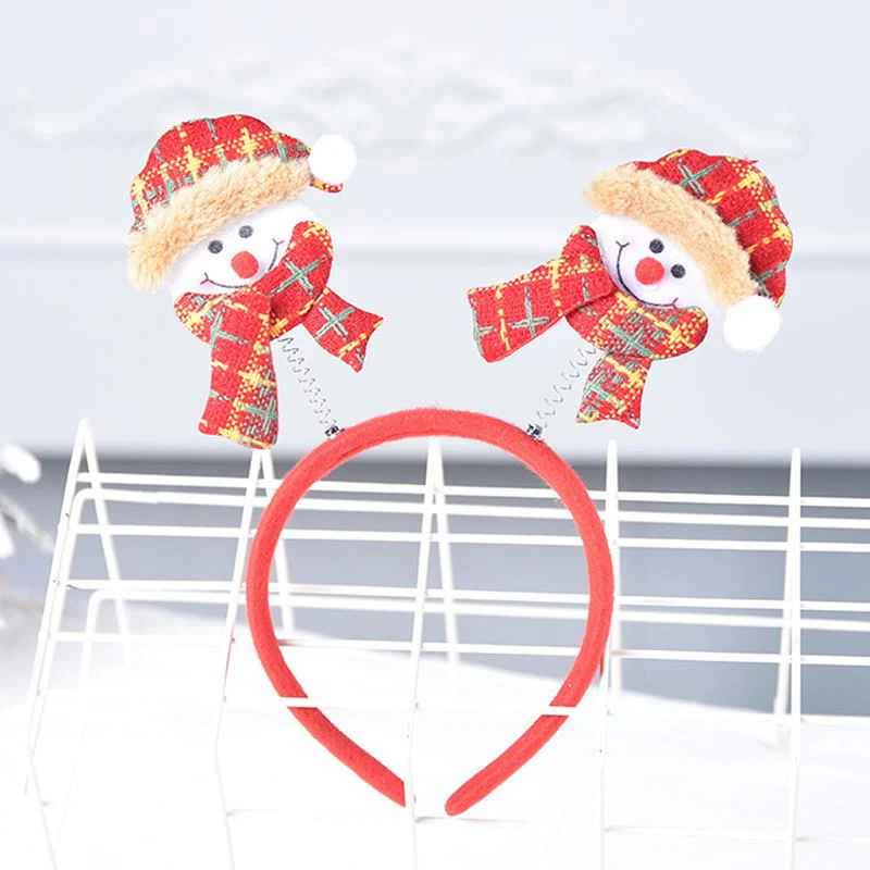 HULIANFU 2026  Christmas Headbands Santa Tree Elk Antlers Headband Kids Adult Headwear Reindeer Ornaments Christmas Decor Party Cosplay Gifts - Deanwangkt