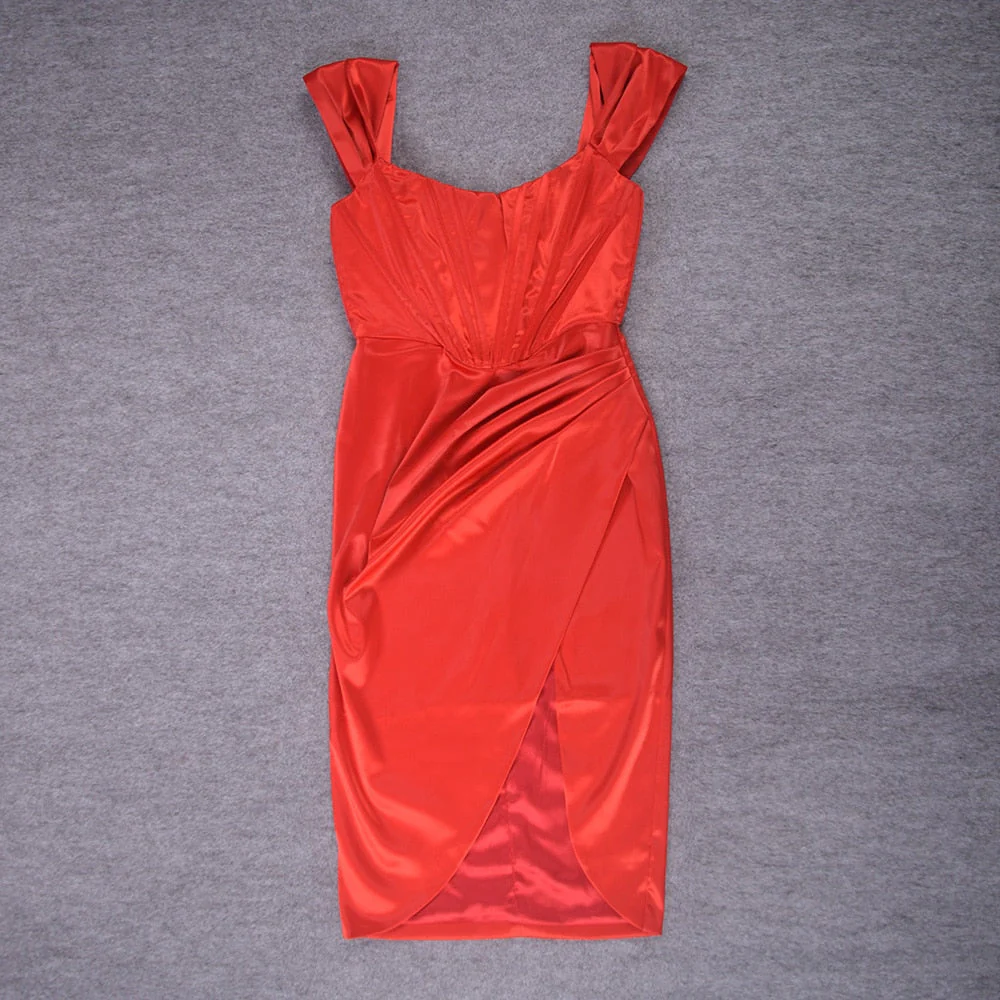 Summer New Arrival Sexy Long Bodycon Dresses Women Off Shoulder White Red White Dress Party Club - Deanwangkt
