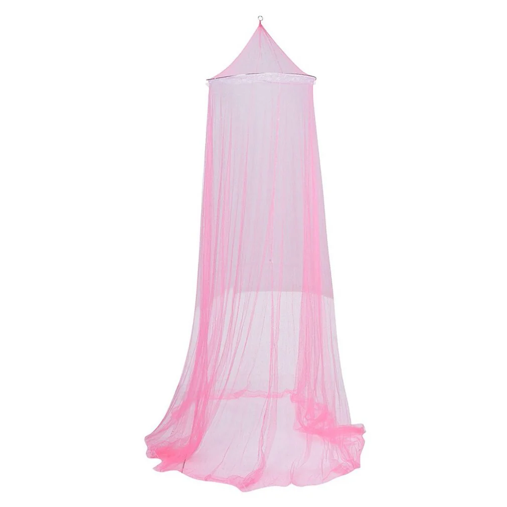 HULIANFU Summer Elgant Hung Dome Mosquito Net For Double Mesh Baby Bedroom Fabric Adults Summer Decor Polyester Home Hangin - Deanwangkt