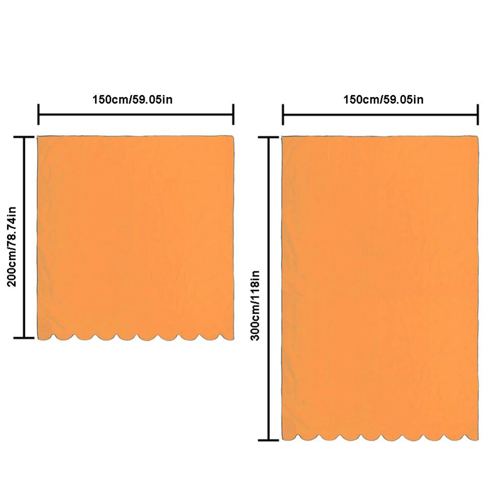 HULIANFU Waterproof Sun Shade Polyester Square Rectangle Shade Sail Garden Terrace Canopy Swimming Camping Hiking Yard Sail Awning - Deanwangkt